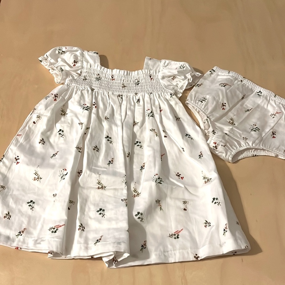 Edgehill Collection 12m White flower dress